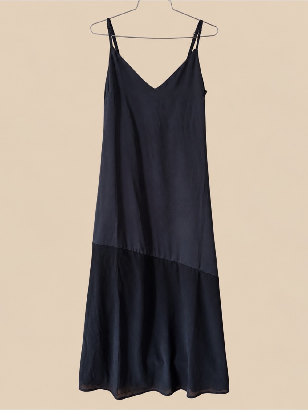 Minimalist Clean Girl Hismos Italy Slip Dress NWT S